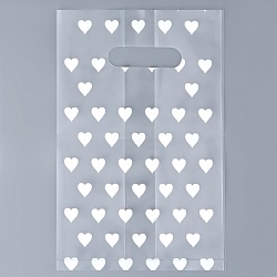 Пакет для бенто торта прозрачный с сердечками 19 см*32 см