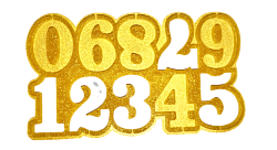 Форма для леденцов "Цифры" 8 см